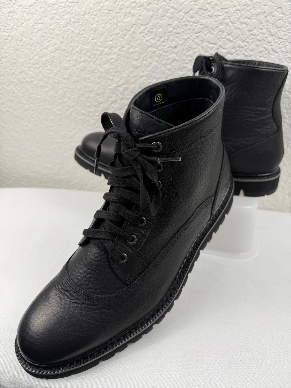 Timberland SensorFlex TimberDry Waterproof Black Leather Boots | Men's 12